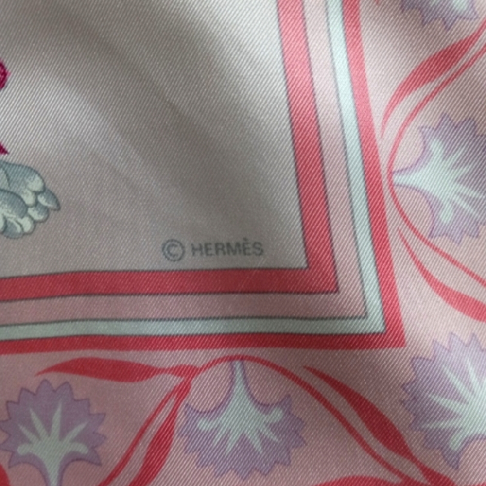 Hermes silk scarf
